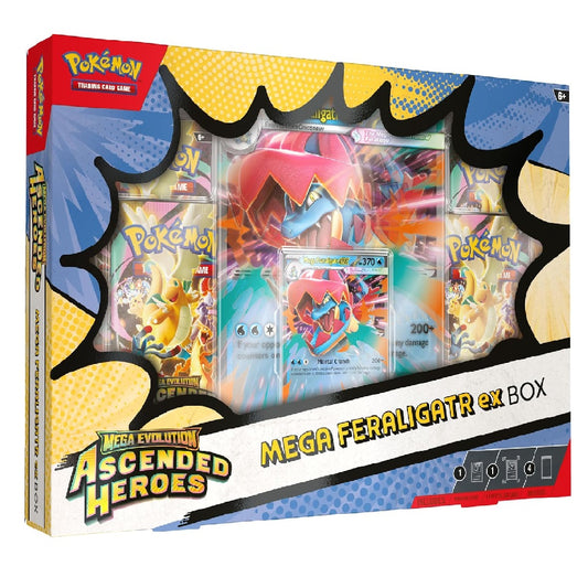Pokémon TCG: Mega Evolution—Ascended Heroes Mega Feraligatr ex Box