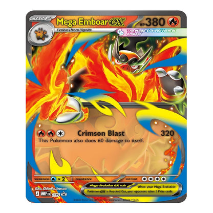Pokémon TCG: Mega Evolution—Ascended Heroes Mega Emboar ex Box