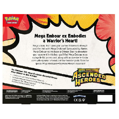 Pokémon TCG: Mega Evolution—Ascended Heroes Mega Emboar ex Box