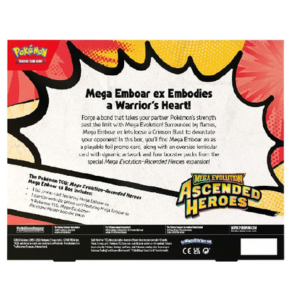 Pokémon TCG: Mega Evolution—Ascended Heroes Mega Emboar ex Box