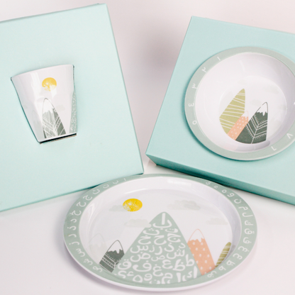 Once Upon a Dua - Eat & Learn Dinner Set (3pc Set) - Multi-Colour