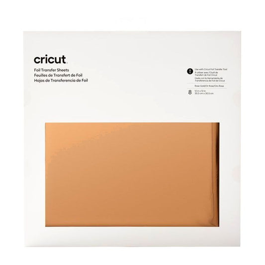 Cricut Transfer Foil Sheets 30x30cm 8 sheets (Rose Gold)