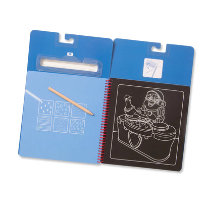 Melissa and Doug Paw Patrol Scratch Art Pad - Chase