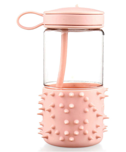 Melii Spikey Water Bottle 17oz - Pink