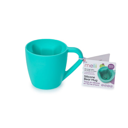 Melii Bear Silicone Mug - Turquoise