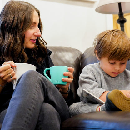 Melii Bear Silicone Mug - Turquoise