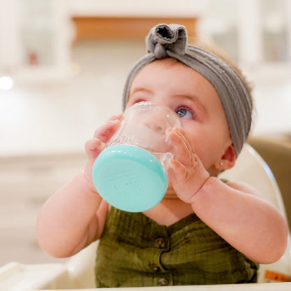 Melii Bear Plastic Cup - Turquoise