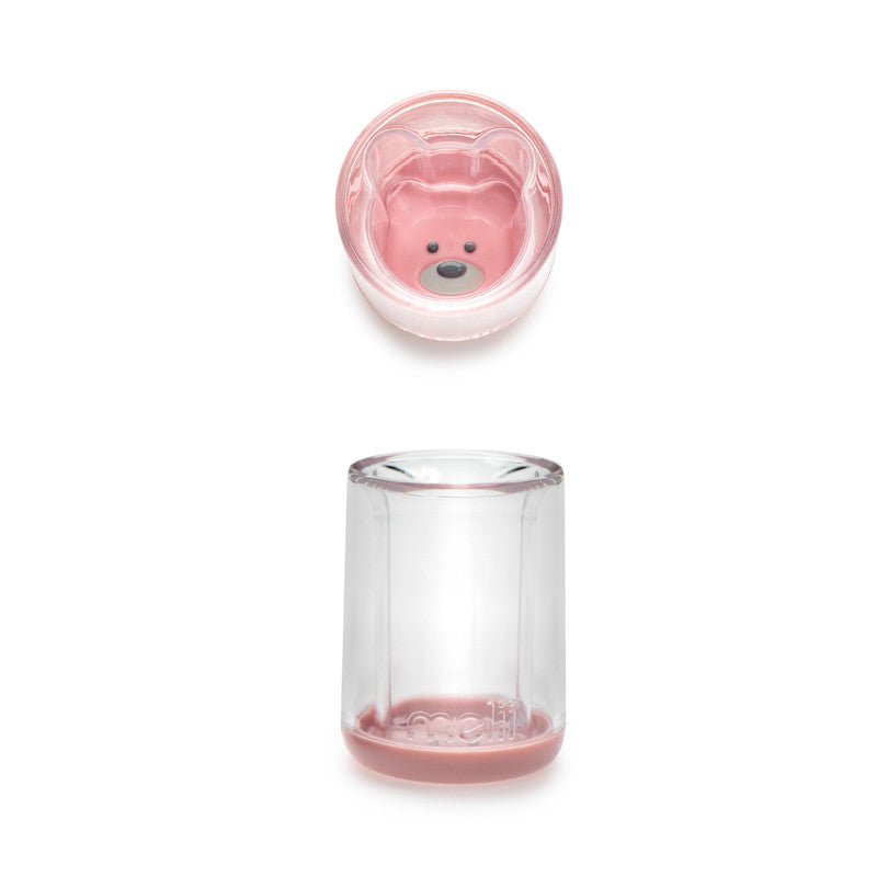 Melii Bear Plastic Cup - Pink