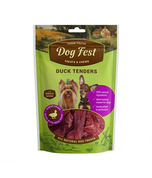 Dog Fest Duck Tenders for Mini Dogs 55gm / 1.94oz