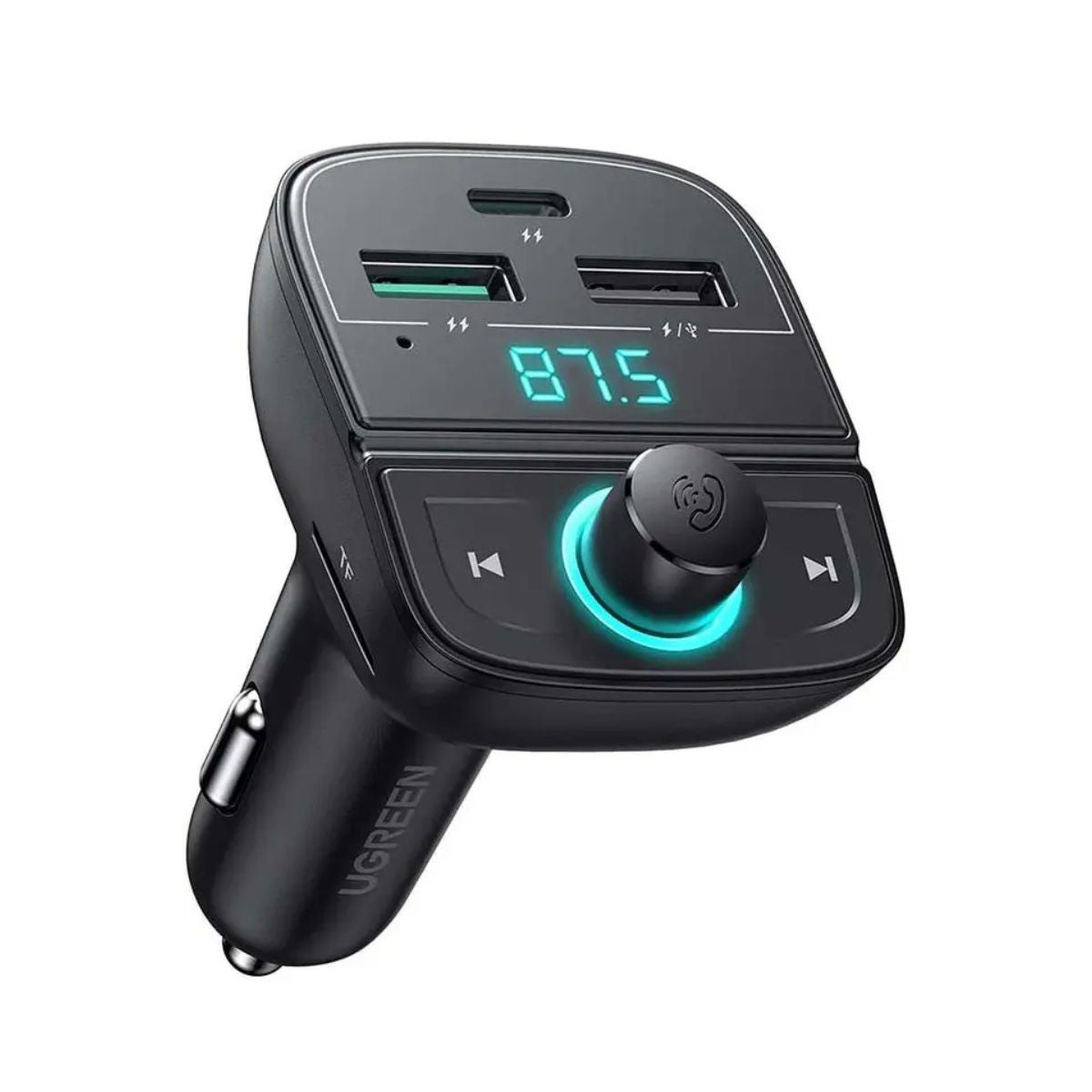 UGreen Bluetooth FM Transmitter USB Car Charger 31.5W