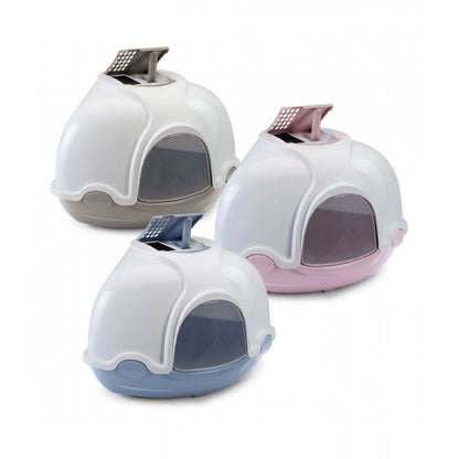 IMAC Ginger - Hooded Corner Shaped Litter Tray