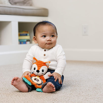 Infantino Go Gaga Cuddly Teether - Fox