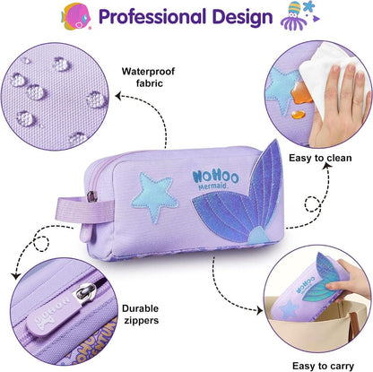 Nohoo - Mermaid Pencil Bag - Purple