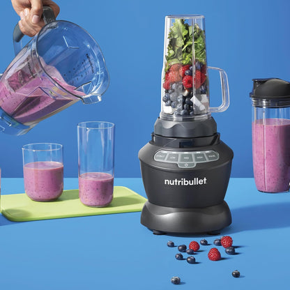 NutriBullet Full Size Blender Combo 1200 Watts, 9 Piece Set