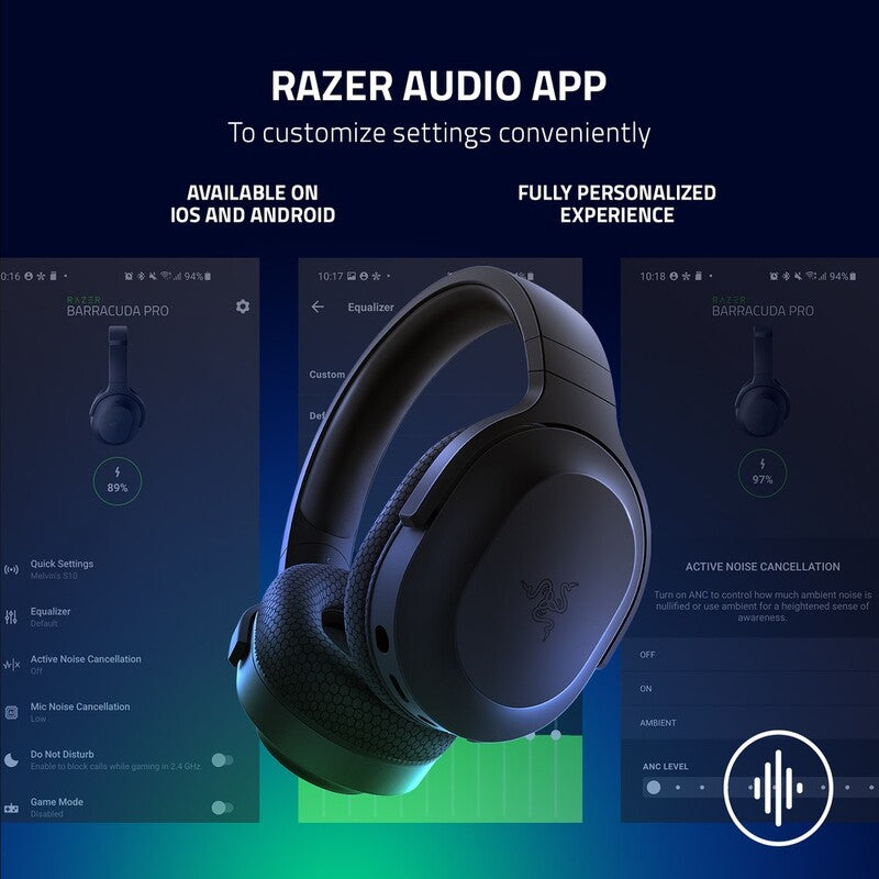 Razer Barracuda X Wireless Multi-Platform Gaming And Mobile Headset - Black