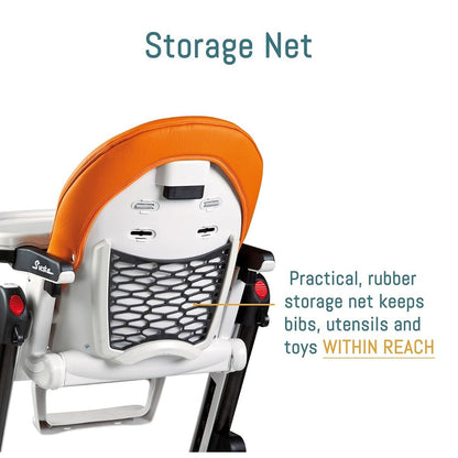 Peg Perego - Siesta Follow Me Highchair - Arancia