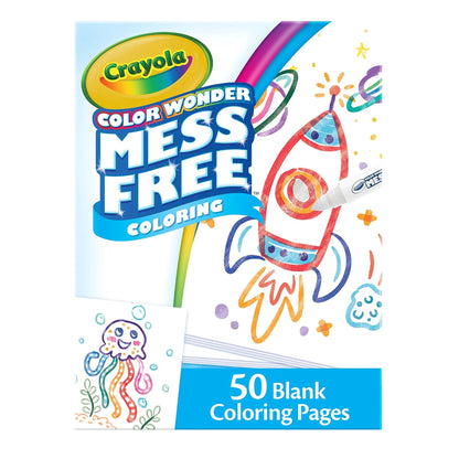 Crayola Color Wonder 50 Blank Coloring Pages