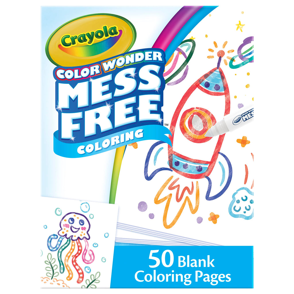 Crayola Color Wonder 50 Blank Coloring Pages