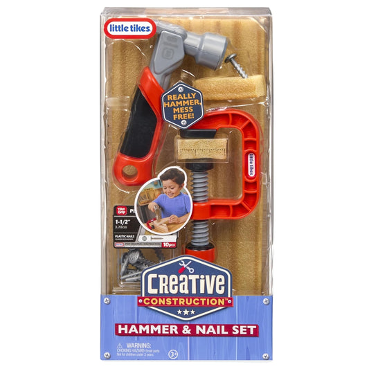 Little Tikes Creative Construction Hammer &  Nail Set