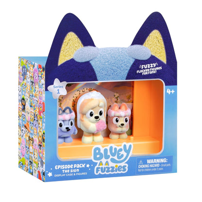 Bluey Fuzzies Episode Pack the Sign Figures
