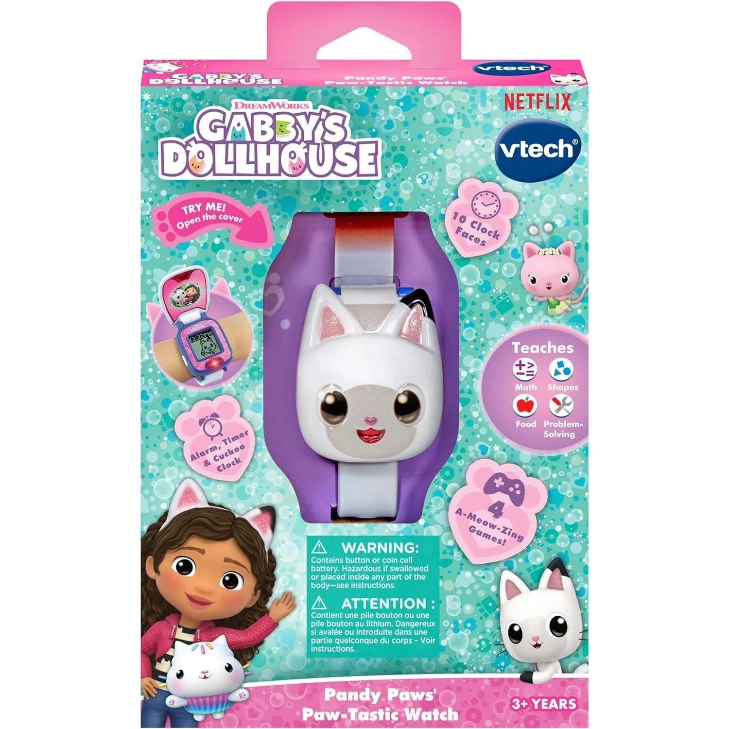 VTech Gabbys DollHouse Pandy Paws Paw Tastic-Watch
