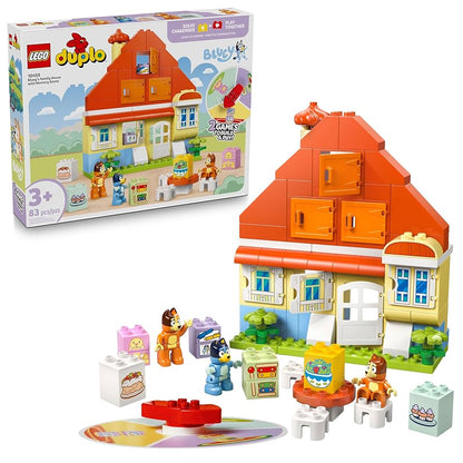 LEGO DUPLO Bluey: Bluey’s Family House with Memory Game