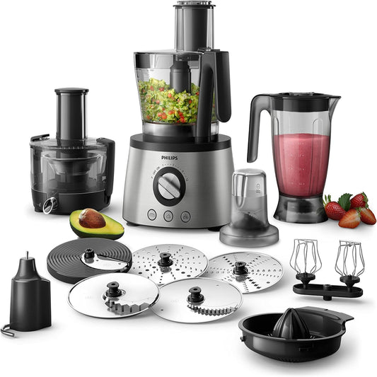 Philips HR7778/01 Food Processor - Black - UAE Version
