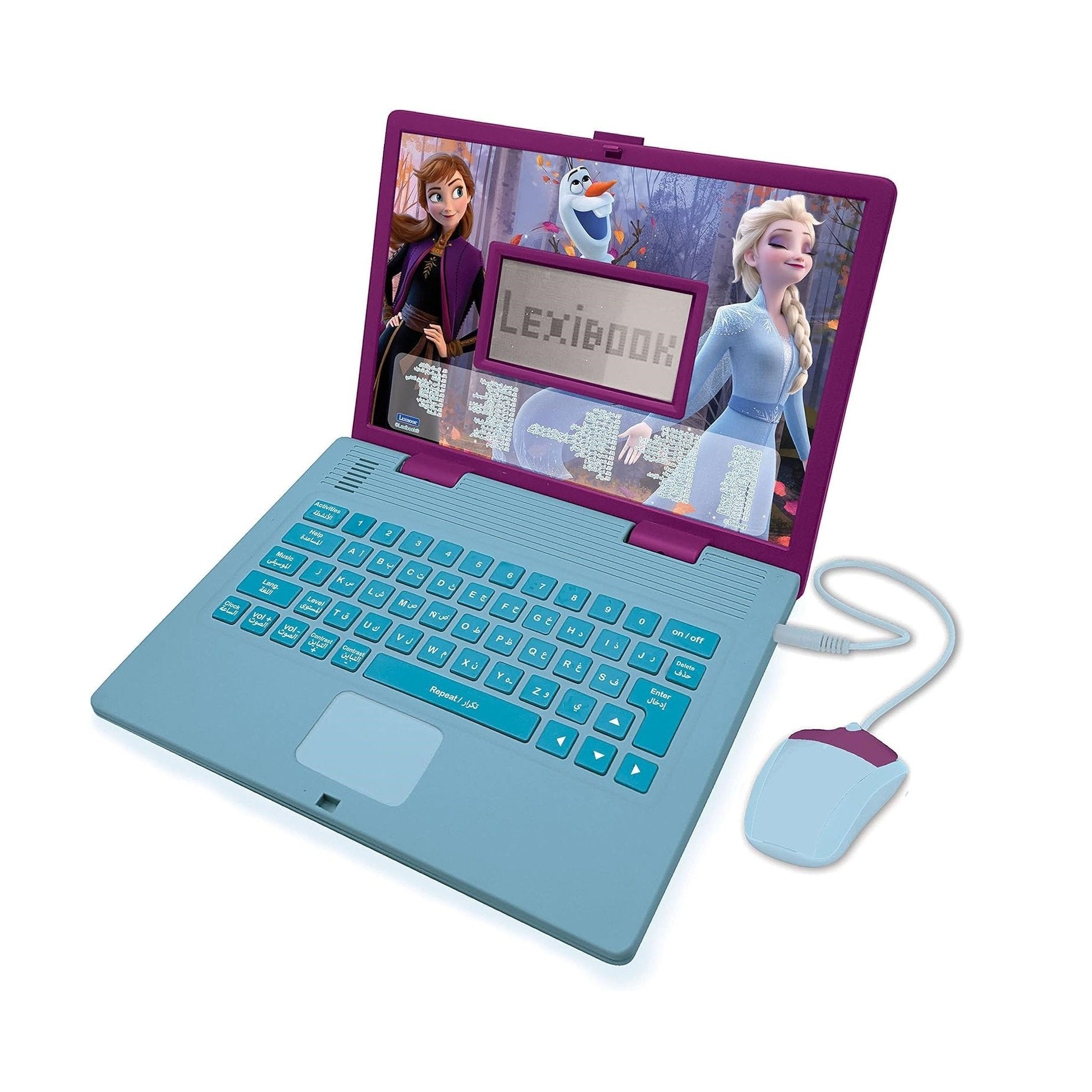 Lexibook - Frozen Bilingual Educational Laptop Arabic/English