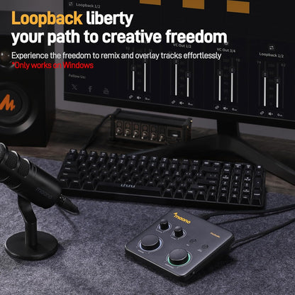 Maono PS22 Lite USB Audio Interface For PC