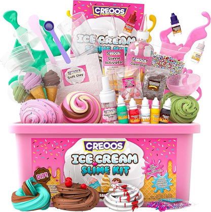 Creoos Ice Cream Slime Kit With 31 Accessories