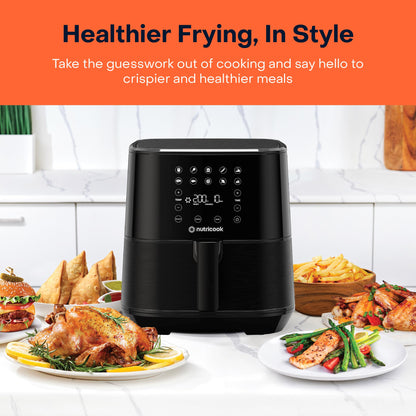 Nutricook - Air Fryer 2 5.5 Liters 1700 Watts AF205K - Black