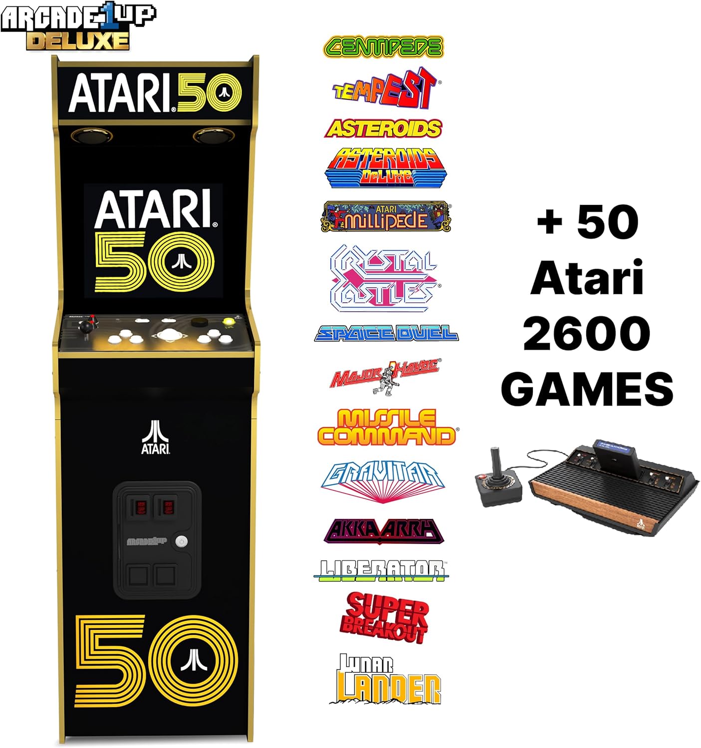 Arcade1Up Atari 50th Anniversary Deluxe Arcade Machine