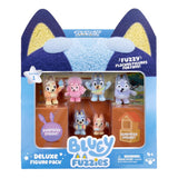 Bluey Fuzzies Figures Deluxe Pack