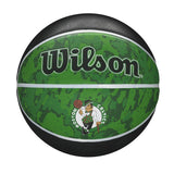 Wilson Nba Team Tiedye Boston Celtics Basketball - Green/Black/White