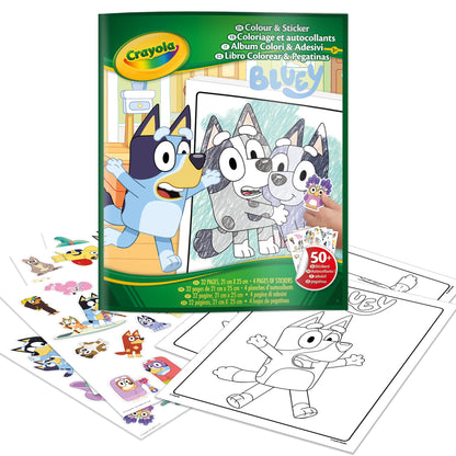 Crayola Color & Sticker Book Bluey