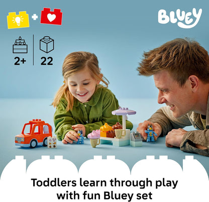 LEGO DUPLO Bluey Ice Cream Trip with Bluey Toddler