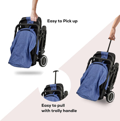 Nurtur Bravo Baby/Kids Travel Stroller - Blue