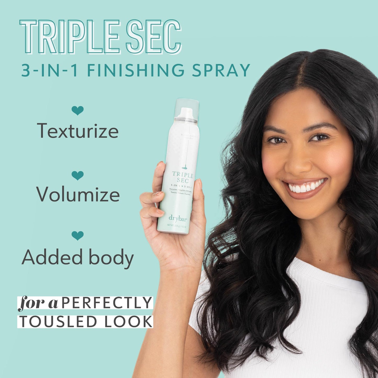 DRYBAR - Triple Sec 3-In-1 Finishing Spray Blanc Scent  Travel Size 47g