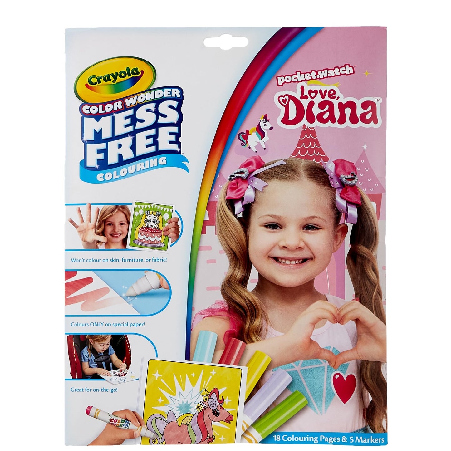 Crayola Color Wonder Love Diana Foldelope 18pk, UK