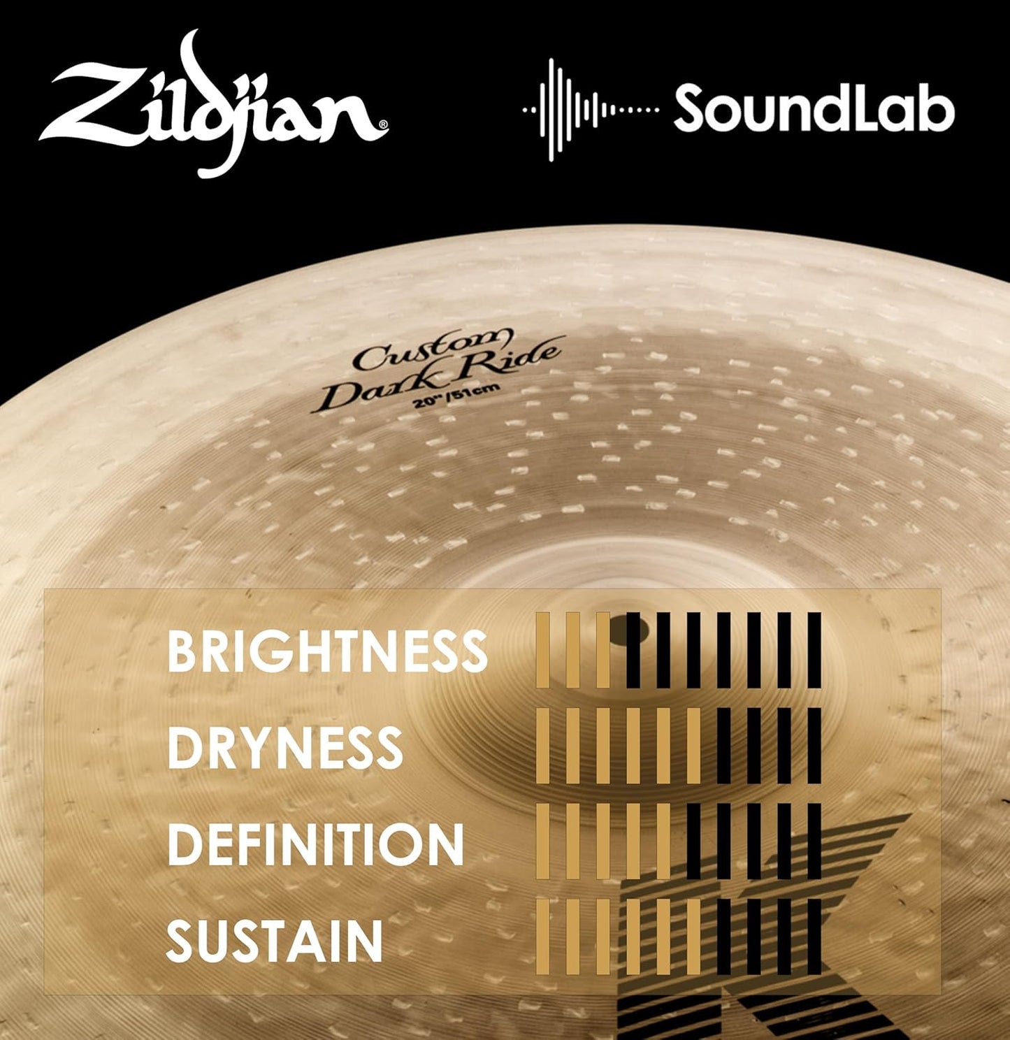 Zildjian 20" K - Custom Series Dark Ride Cymbal