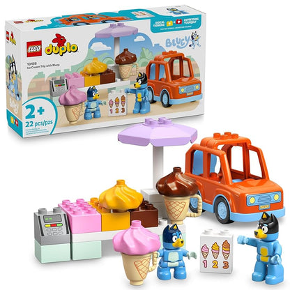 LEGO DUPLO Bluey Ice Cream Trip with Bluey Toddler