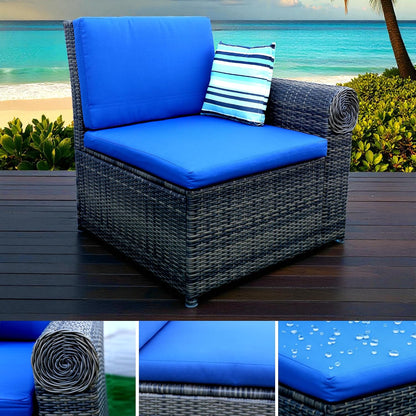 Procamp Atlan Majlis Rattan set Luxury 7-Seater Outdoor Sofa Set