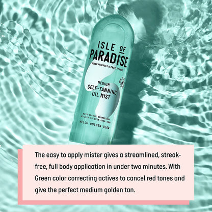 Isle of Paradise Medium Self-Tanning Oil Mist 200ml
