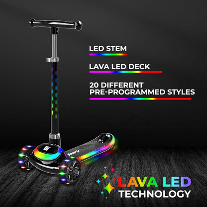 Lit Firefly 3 Wheel Scooter