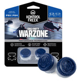 KontrolFreek FPS Freek COD Warzone PS5/PS4 Thumb Grips - Blue/Grey