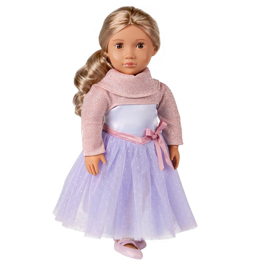 Our Generation Jillie Doll W/Ballerina Dress & Sweater