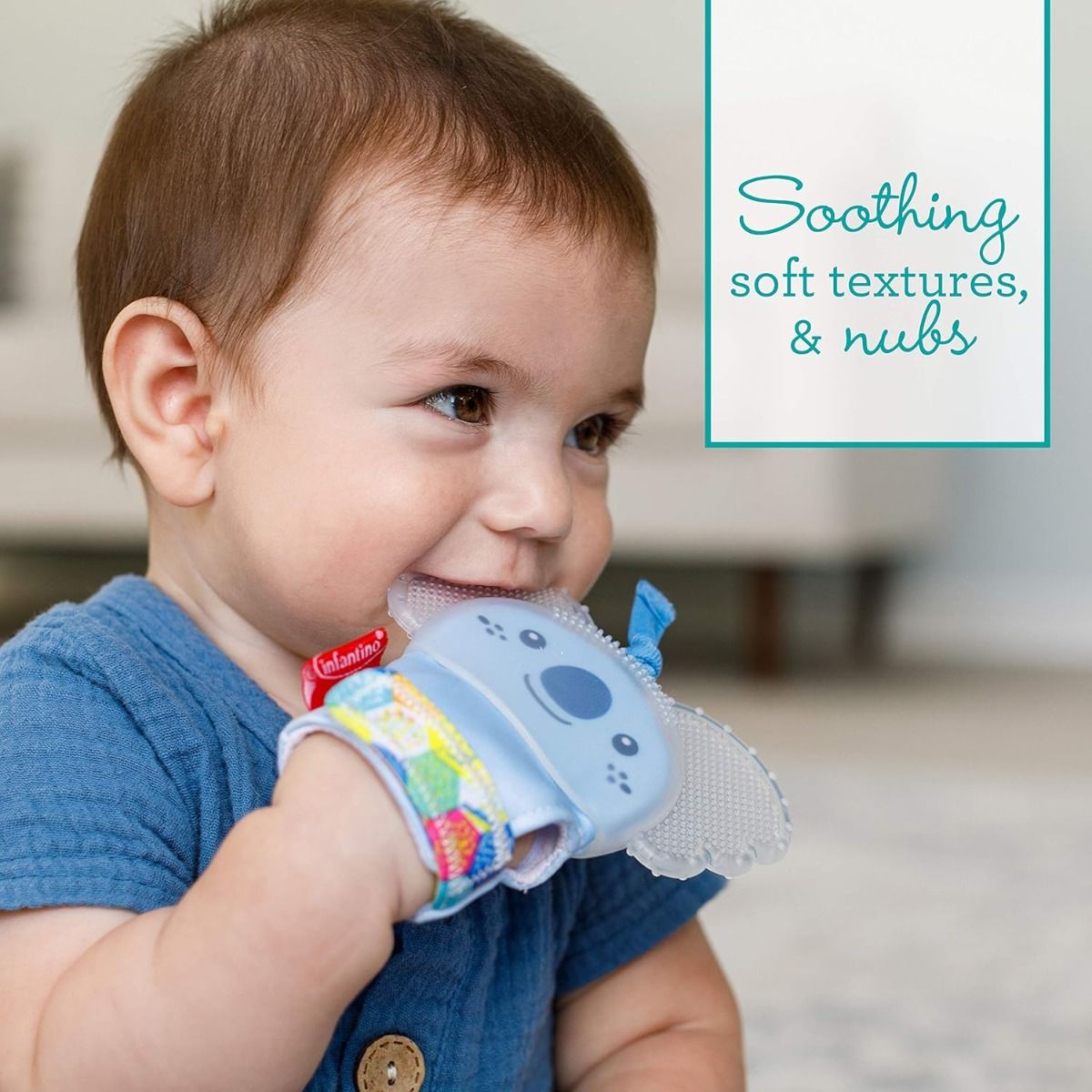 Infantino - Crystal Clear Play And Teethe Mitten