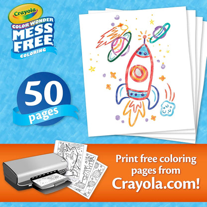 Crayola Color Wonder 50 Blank Coloring Pages