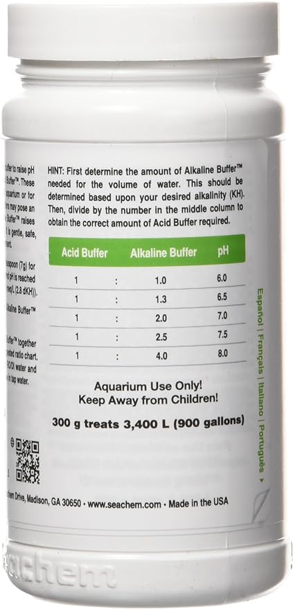 Seachem Alkaline Buffer 300gm / 10.5oz