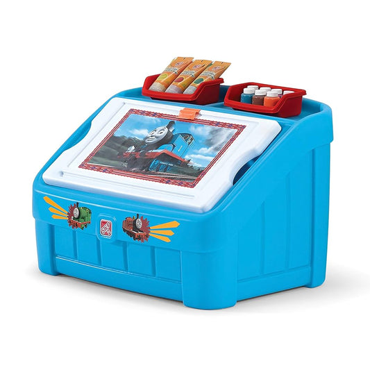 Step2 Thomas the Tank Engine 2-in-1 Toy Box & Art Lid